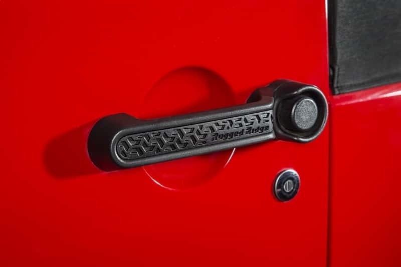 Rugged Ridge — Rugged Ridge Elite Dr Hndle Inserts Black Tread 2Dr 07-18 Jeep Wrangler JK
Door Handle Trim
OFFROAD_EXTERIOR - view 5