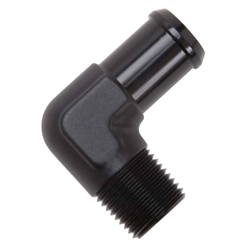 Edelbrock — Edelbrock Hose End 90-Deg 1/2In NPT to 3/4In Barb Black Anodize
KIT PARTS - view 4