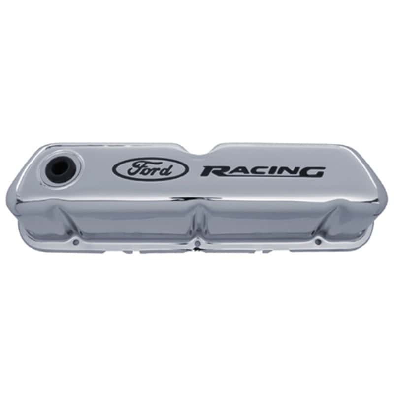 Ford Racing — Ford Racing Logo Stamped Steel Valve Covers - Chrome
Valve Cover Set - view 1