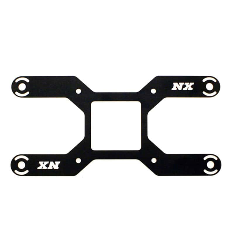 Nitrous Express — Nitrous Express Carb Plate Solenoid Bracket for 4150 (4 Solenoids)
Fuel/N2OSolenoid
Solenoid Bracket - view 2