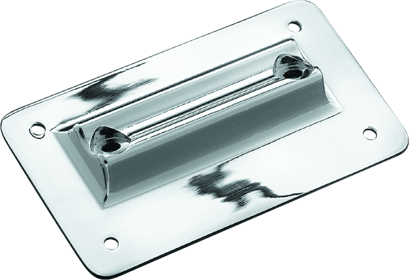 Kuryakyn — Kuryakyn Laydown License Plate Holder 97-08 Touring Chrome - view 1