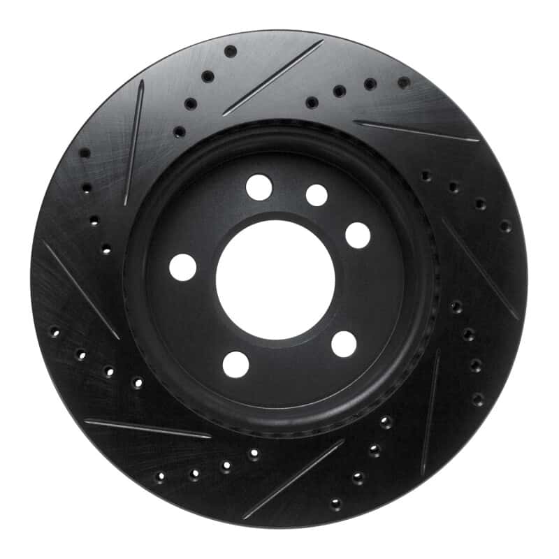 R1 Concepts — R1 10-17 Volkswagen AMAROK (Mexico) Front Right Drilled & Slotted Black Brake Rotor
R1 Brake Rotor Drill - view 5