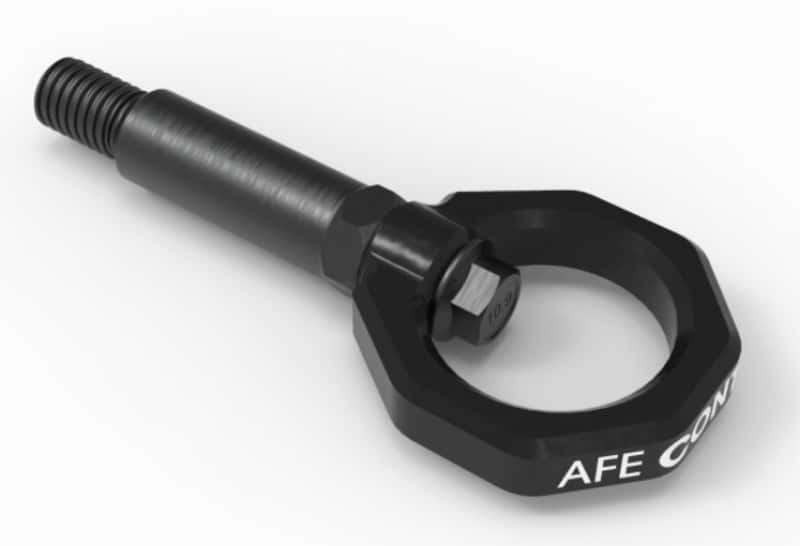 aFe — aFe Control Front Tow Hook Black 20-21 Toyota GR Supra (A90)
Front Tow Hook - view 2