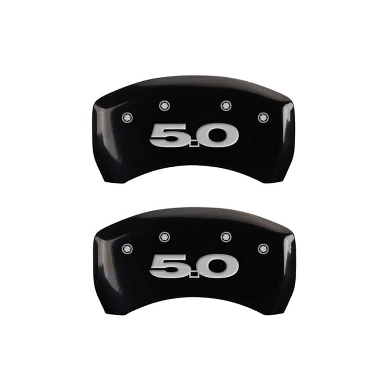 MGP — MGP Rear set 2 Caliper Covers Engraved Rear 50 Black finish silver ch
Caliper Covers - view 1