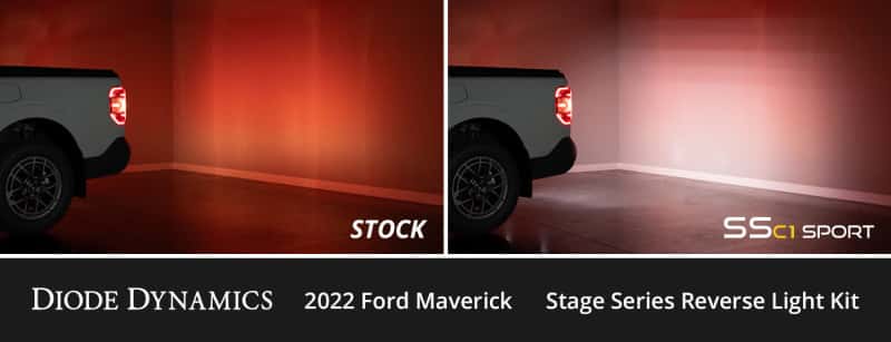 Diode Dynamics — Diode Dynamics 2022+ Ford Maverick C1 Sport Stage Series Reverse Light Kit - view 6