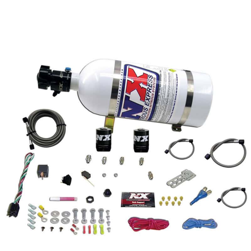 Nitrous Express — Nitrous Express All Ford EFI Single Nozzle Nitrous Kit (35-150HP) w/10lb Bottle
Injection System Kit
N2OSys - view 2