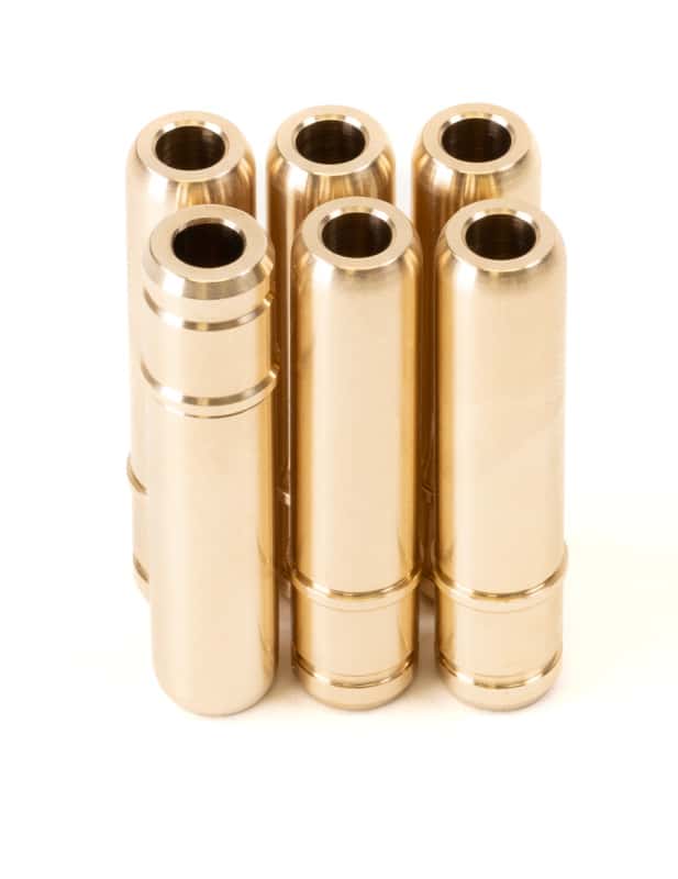 GSC Power Division — GSC P-D Toyota G16E STD Manganese Bronze Exhaust Valve Guide Stopper Style - Set of 6 - view 2