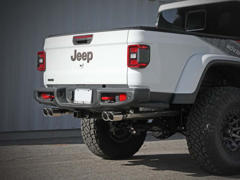 aFe — aFe Vulcan Series 3in 304SS Cat-Back 21 Jeep Gladiator V6-3.0L (td) - Dual Polished Tip
Cat-Back Exhaust - view 3