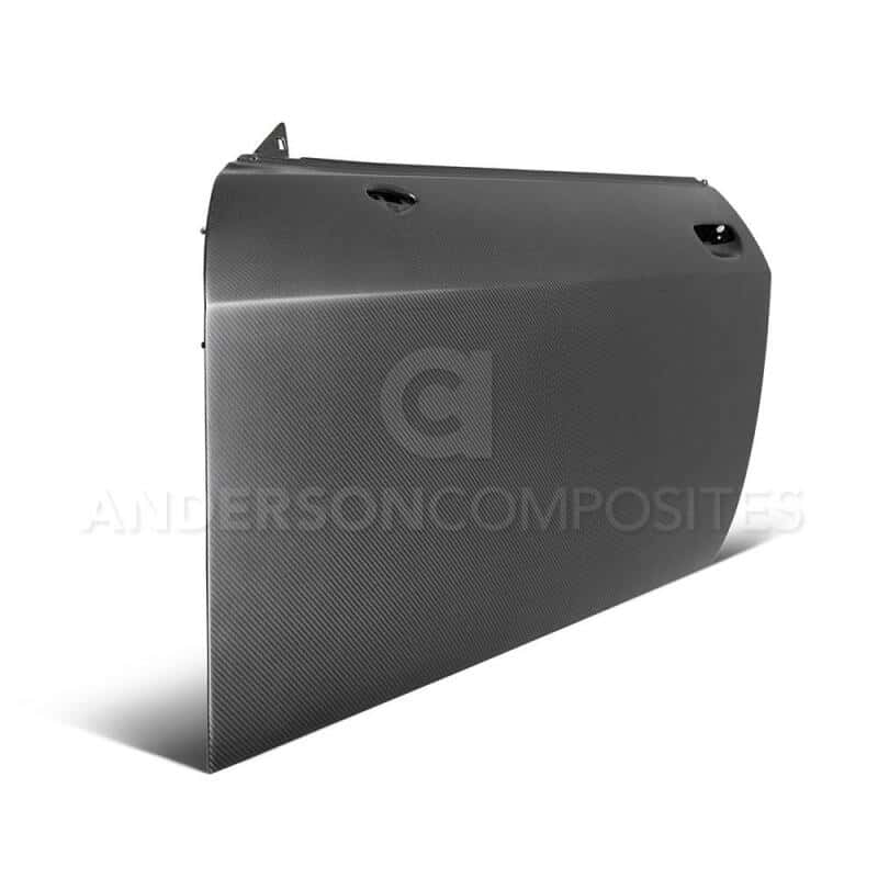 Anderson Composites — Anderson Composites 08-18 Dodge Challenger Dry Carbon Doors (Pair) - view 3