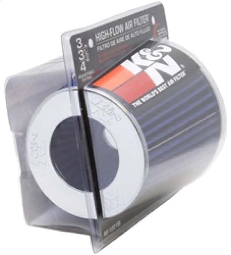 K&N Engineering — K&N Universal Air Filter Chrome Round Tapered Blue - 4in Flange ID x 1.125in Flange Length x 5.5in H
Universal Clamp-On A
Clamp-on Air Filter - view 7