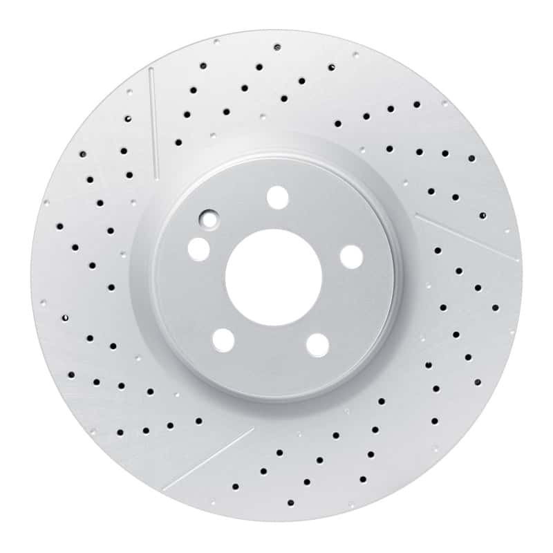 DFC — DFC 14-19 Mercedes-Benz CLA45 AMG Front Drilled GeoSPEC Coated Rotor and Slotted
DFC Brake Rotor - view 1