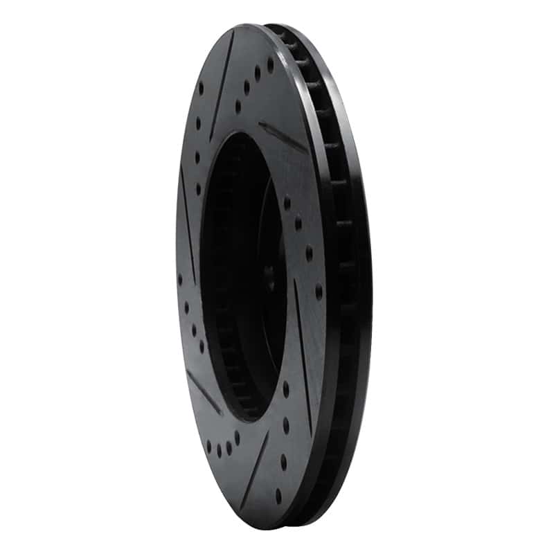 R1 Concepts — R1 00-05 Chrysler Neon Front Right Drilled & Slotted Black Brake Rotor
R1 Brake Rotor Drill - view 4