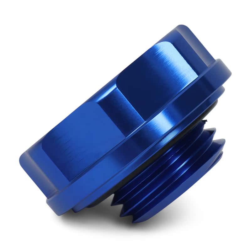 BLOX Racing — BLOX Racing Billet Honda Oil Cap - Blue - view 2