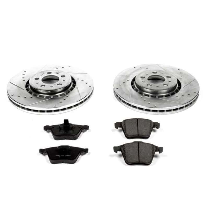 PowerStop — Power Stop 03-14 Volvo XC90 Front Z23 Evolution Sport Brake Kit - view 1