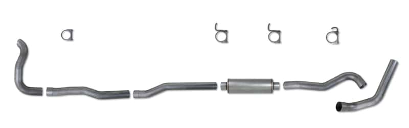 Diamond Eye Performance — Diamond Eye KIT 4in CLAMP Turbo Back SGL AL: 89-93 DODGE CUMMINS 5.9L - view 2