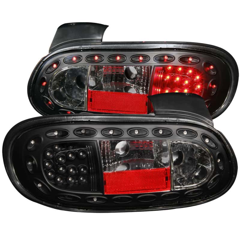 ANZO — ANZO 1998-2005 Mazda Miata LED Taillights Black - view 2