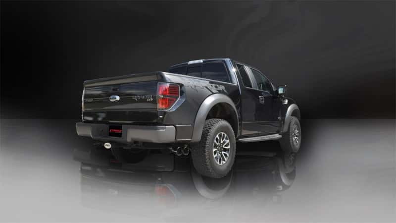 CORSA Performance — Corsa 2011-2014 Ford F-150 Raptor 6.2L V8 145in Wheelbase Black Xtreme Cat-Back Exhaust
Exhaust - view 8