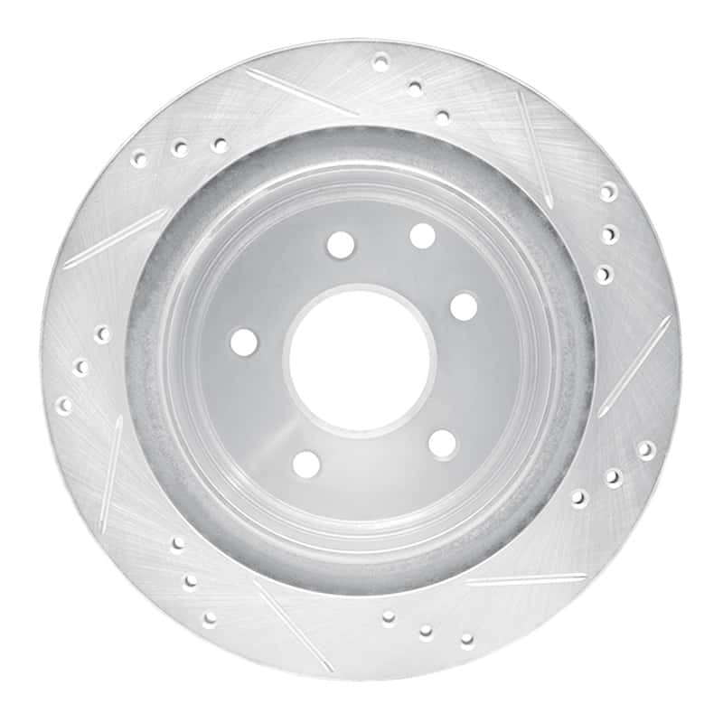 R1 Concepts — R1 02-06 Infiniti M45 Rear Left Drilled & Slotted Silver Brake Rotor
R1 Brake Rotor Drill - view 5