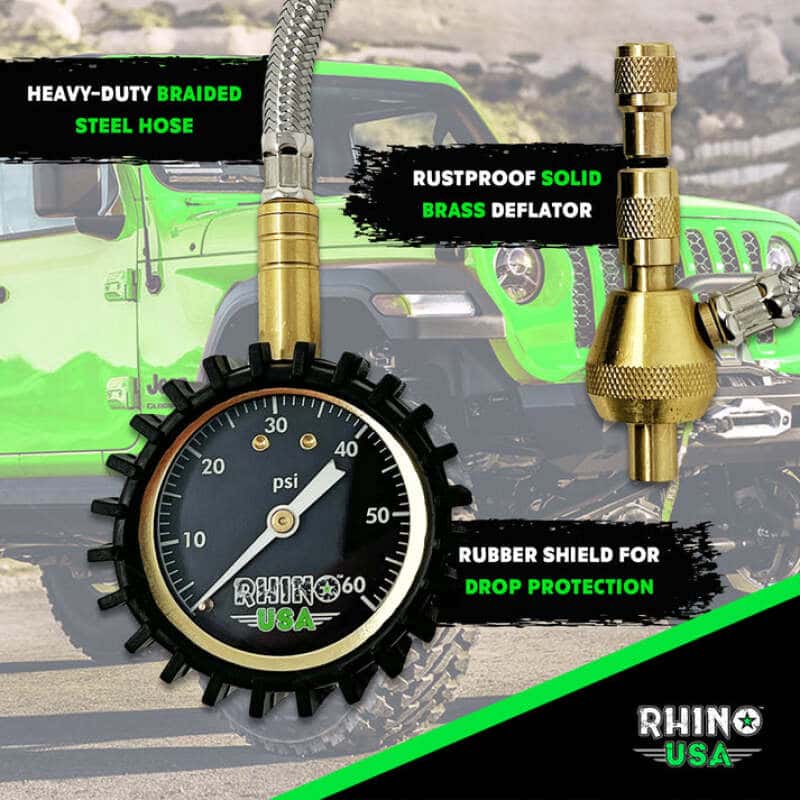 Rhino USA — Rhino USA 60Psi Tire Deflator Gauge
Deflator - view 2