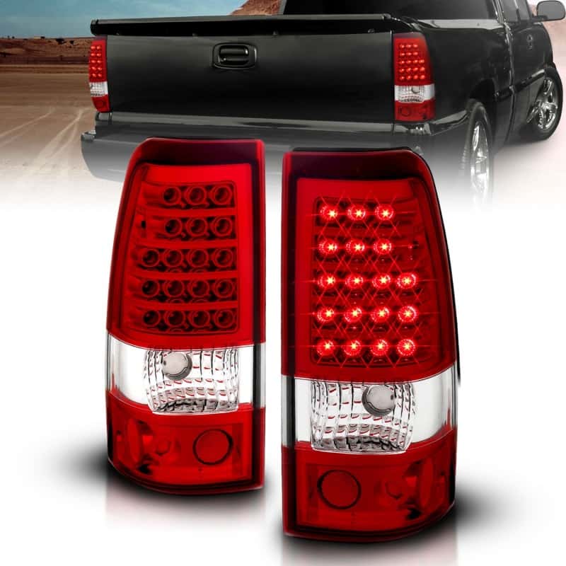 ANZO — ANZO 2003-2006 Chevrolet Silverado 1500 LED Taillights Red/Clear
TailLightSet - view 1