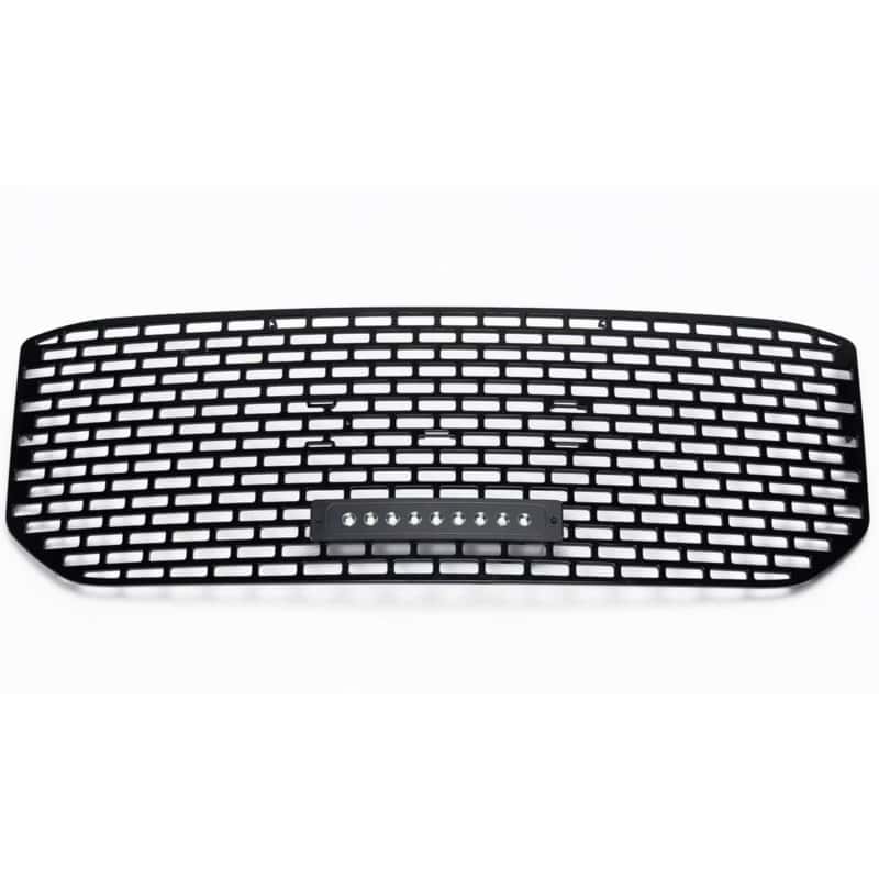 Putco — Putco 15-20 GMC Yukon XL Liquid 3D Slot/Blk Denali Style Lighted Boss Grille w/10in Luminix Lightbar
Grille Insert - view 2