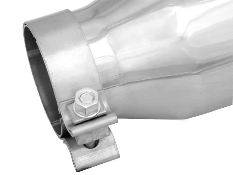 aFe — aFe MACH Force-Xp 3in Inlet x 4-1/2in Outlet x 9in Length 304 Stainless Steel Exhaust Tip
Exhaust Tip Polished - view 4