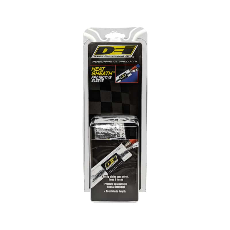 DEI — DEI Heat Sheath 1/2in I.D. x 3ft - Aluminized Sleeving - Sewn Edge
Heat Shield Sleeve - view 6