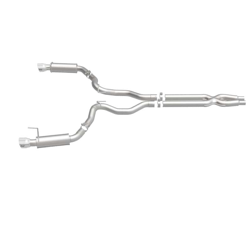 Magnaflow — MagnaFlow Cat Back, SS, 3in, Competition, Dual Split Polished 4.5in Tips 2015 Ford Mustang GT V8 5.0
Cat-Back - view 6
