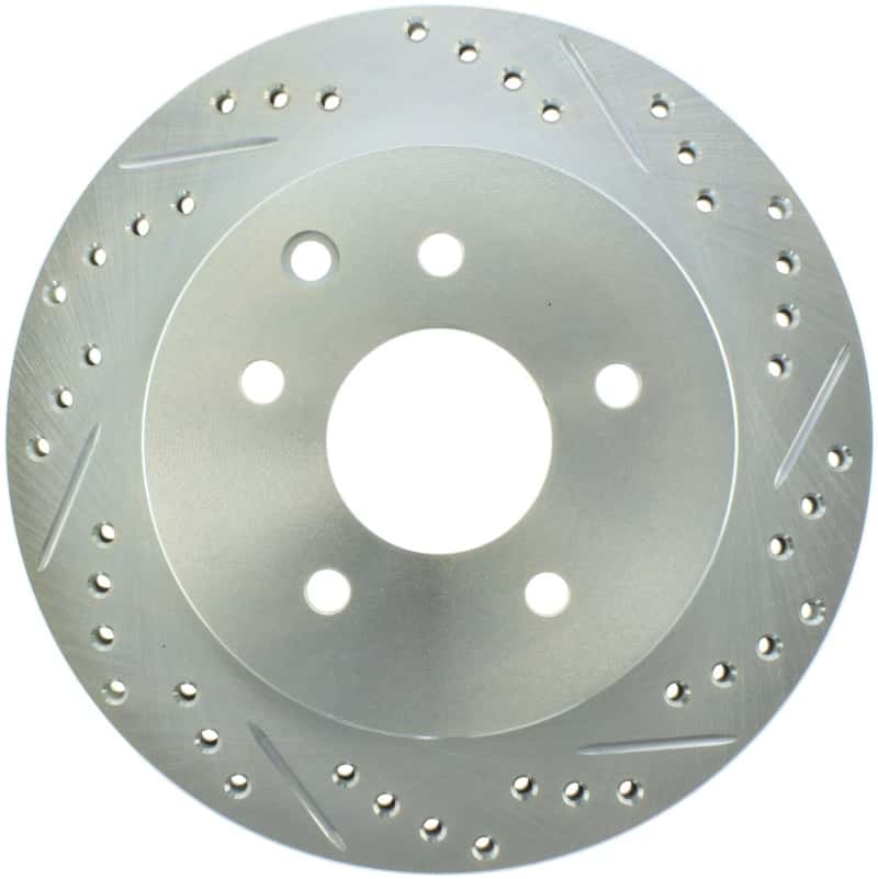 Stoptech — StopTech Select Sport Nissan Slotted and Drilled Left Rear Rotor
Drill/Slotted Rotor - view 1