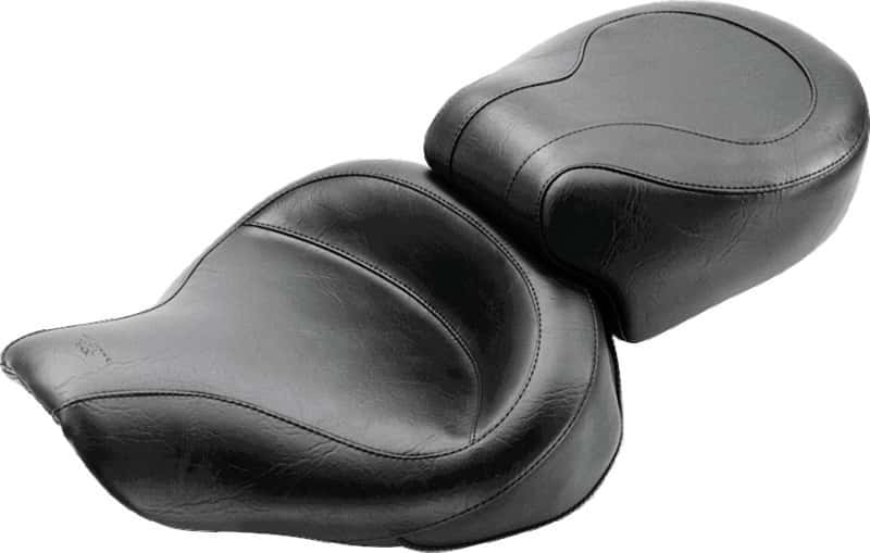 Mustang Motorcycle — Mustang 91-05 Harley Dyna Wide Touring 1PC Seat - Black - view 1