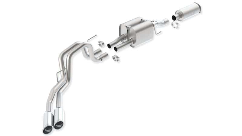 Borla — Borla 10-12 Ford F-150 Raptor 6.2L V8 2/4WD AT Touring SS Catback Exhaust
Cat-Back System
ExhstSysKt - view 2