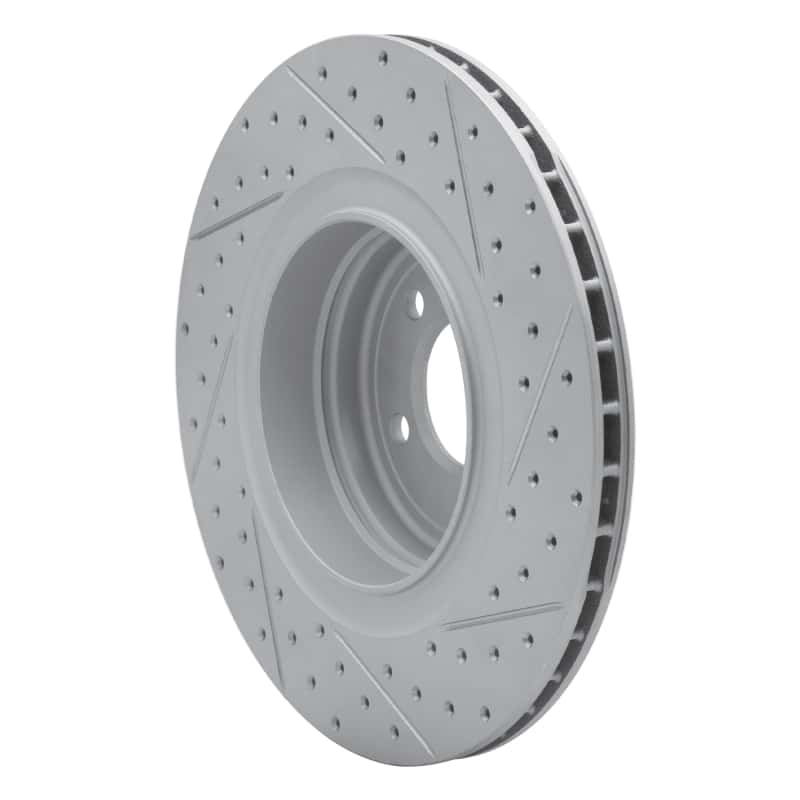 R1 Concepts — R1 07-08 BMW Alpina B7 Rear Left Drilled & Slotted Geo-Carbon Rotor - view 4