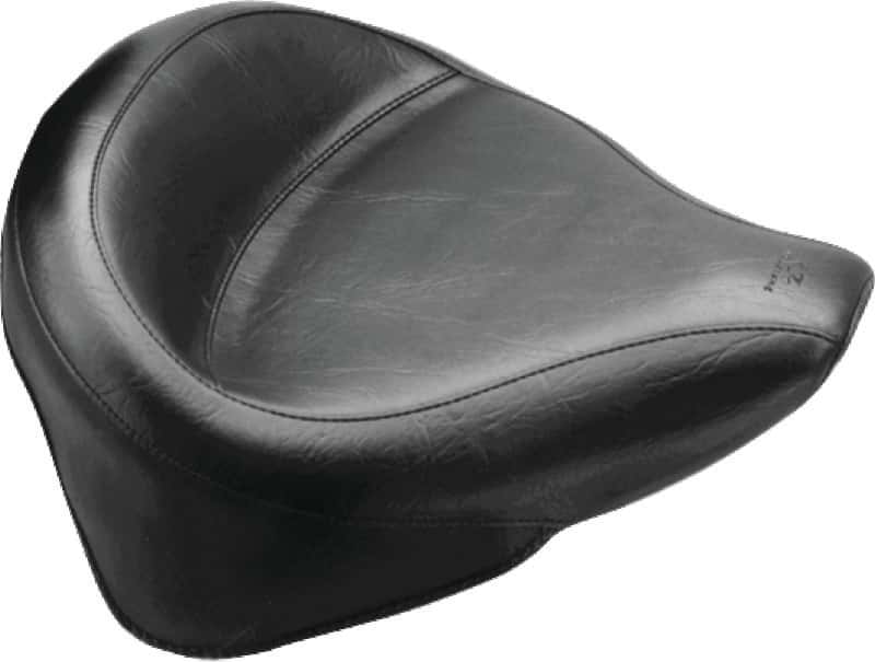 Mustang Motorcycle — Mustang 00-15 Harley Softail Standard Rear Tire Wide Touring Solo Seat - Black - view 1