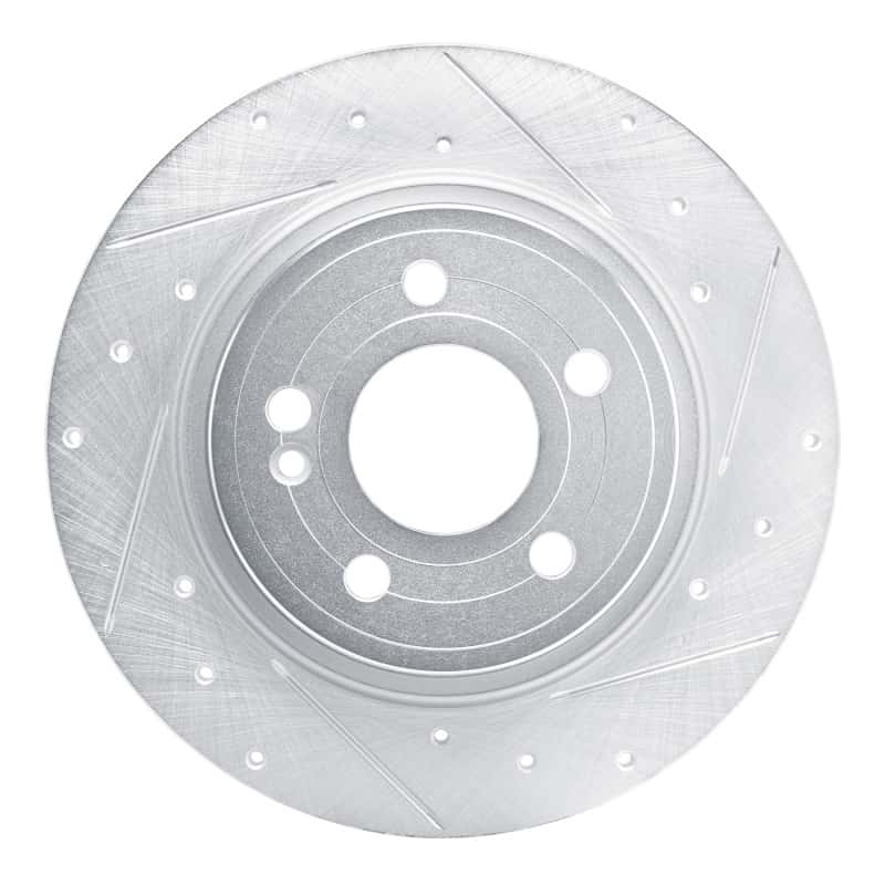 R1 Concepts — R1 19-26 Mercedes-Benz A200 (Mexico) Rear Right Drilled & Slotted Silver Brake Rotor
R1 Brake Rotor Drill - view 1