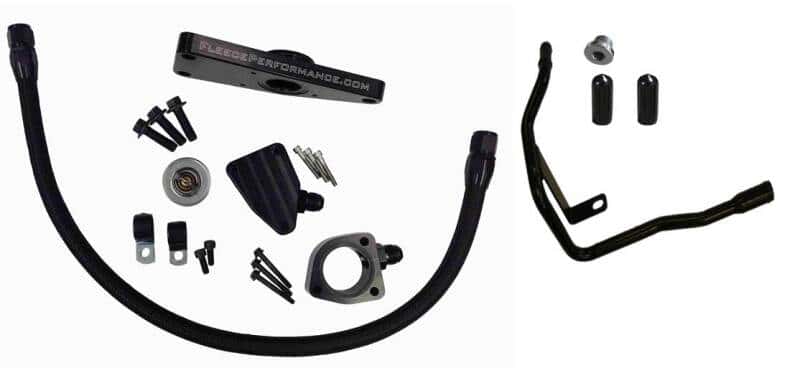Fleece Performance — Fleece Performance 04.5-07 Dodge 5.9L Cummins Coolant Bypass Kit (06-07 Auto Trans)
Coolant Bypass Kit - view 1