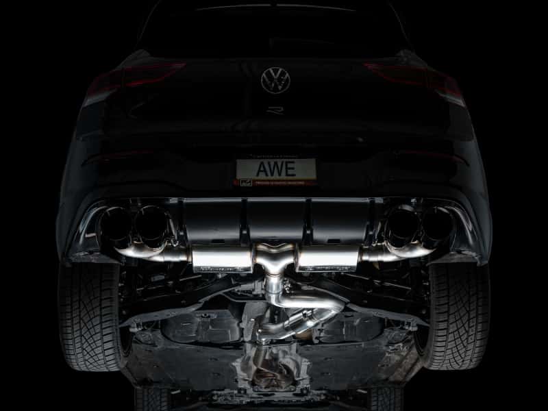 AWE Tuning — AWE MK8 Volkswagen Golf R 3in Touring Edition Quad Exhaust - Diamond Black Tips
Touring Catback - view 13