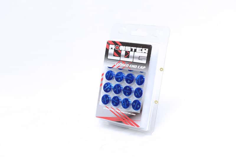 Wheel Mate — Wheel Mate 14x1.50 Monster Lug Silver Lug Nut Caps - view 4