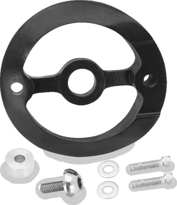 S&S Cycle — S&S Cycle S&S Stealth Air Cleaner Adapter for Stock Rushmore Cover - view 2