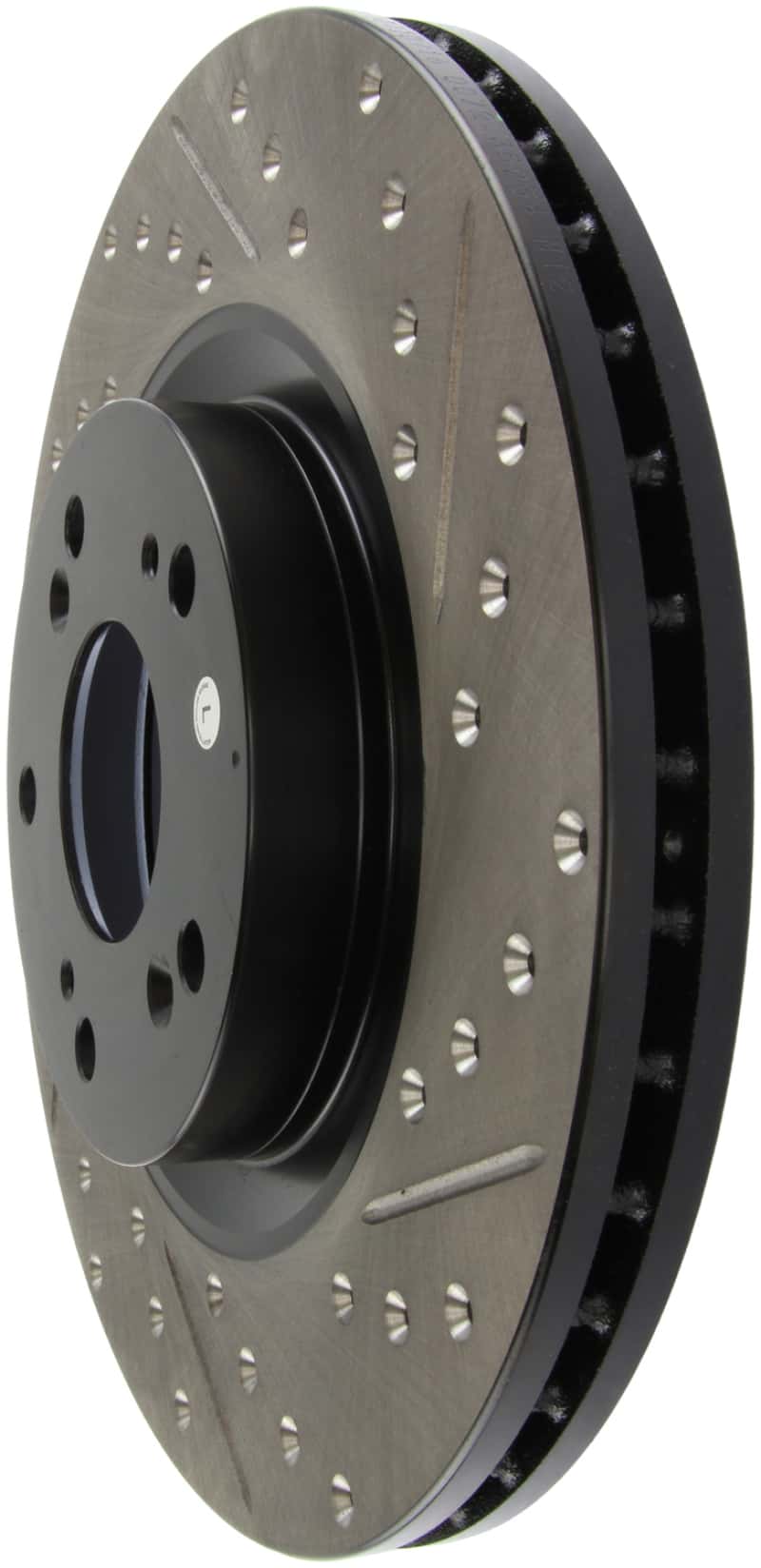 Stoptech — StopTech 02-06 Acura RSX Type S / 06-09 Honda Civic Si Slotted & Drilled Left Front Rotor
Disc Brake Rotor
Slot/Drill Rotor - view 4