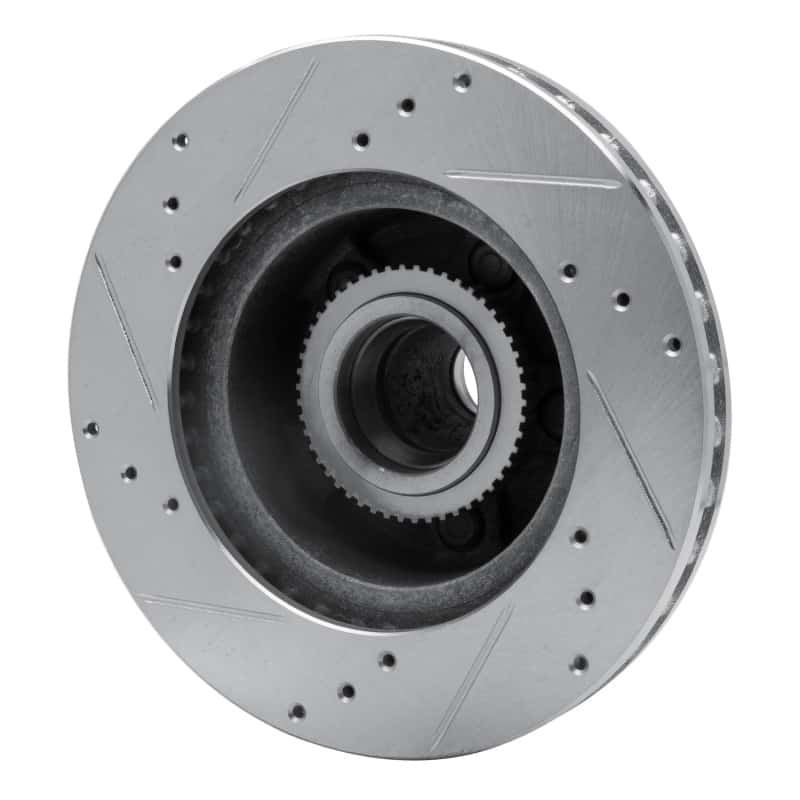 R1 Concepts — R1 90-91 Ford LTD Crown Victoria Front Left Drilled & Slotted Silver Brake Rotor
R1 Brake Rotor Drill - view 4