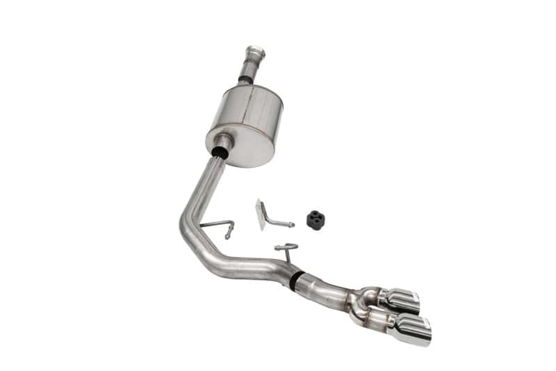 CORSA Performance — Corsa 2021-2025 Ford F-150 SuperCab/6.5in Bed 5.0L V8 Sport Cat-Back Front of Tire Exit-Polished
Exhaust - view 1