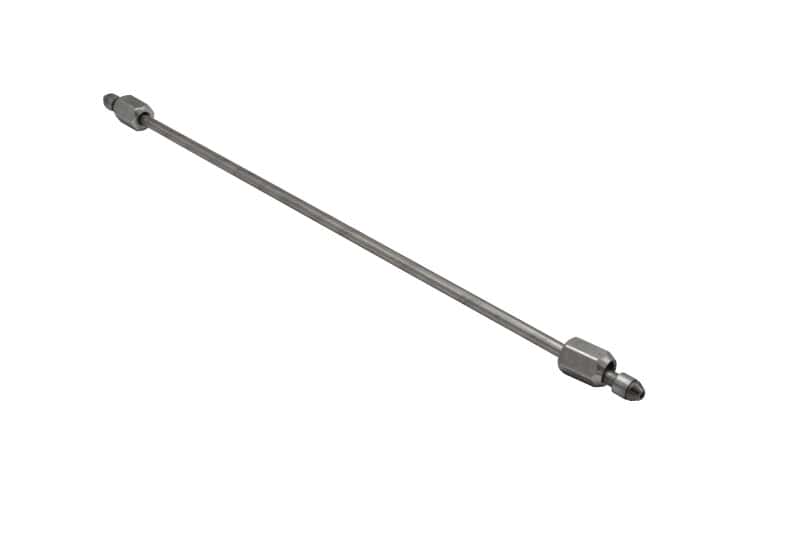 Fleece Performance — Fleece Performance 20in High Pressure Fuel Line (8mm x 3.5mm Line, M14x1.5 Nuts) - view 3