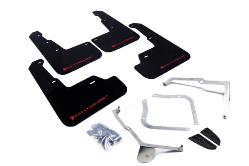 Rally Armor — Rally Armor 15-21 Subaru WRX/STI Black UR Mud Flap w/Red Logo
Mud Flap - view 1