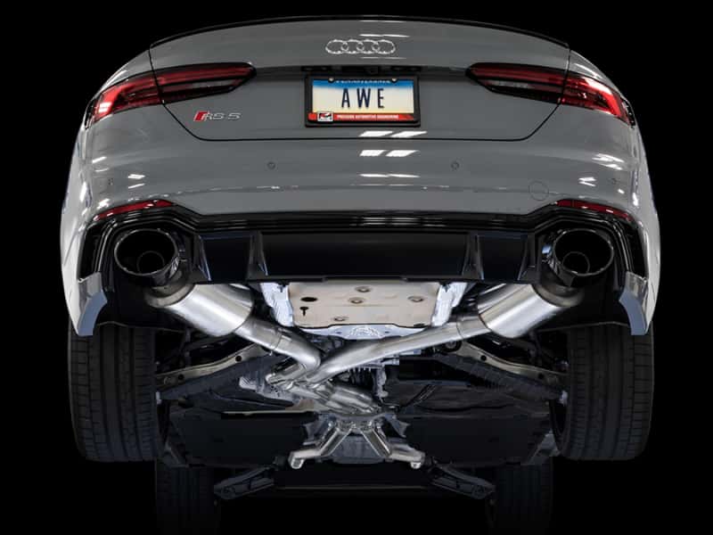 AWE Tuning — AWE Tuning Audi B9 RS 5 Sportback Touring Edition Exhaust-Non Resonated- Diamond Black RS Style Tips
Touring Exhaust - view 4