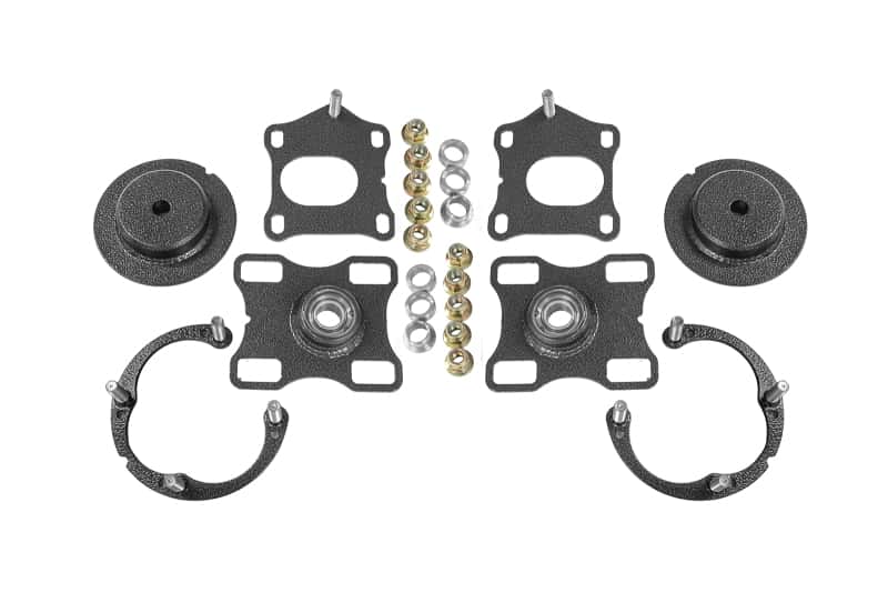 BMR Suspension — BMR 11- 14 Ford Mustang / Shelby GT500 Caster Camber Plates - Black Hammertone - view 1