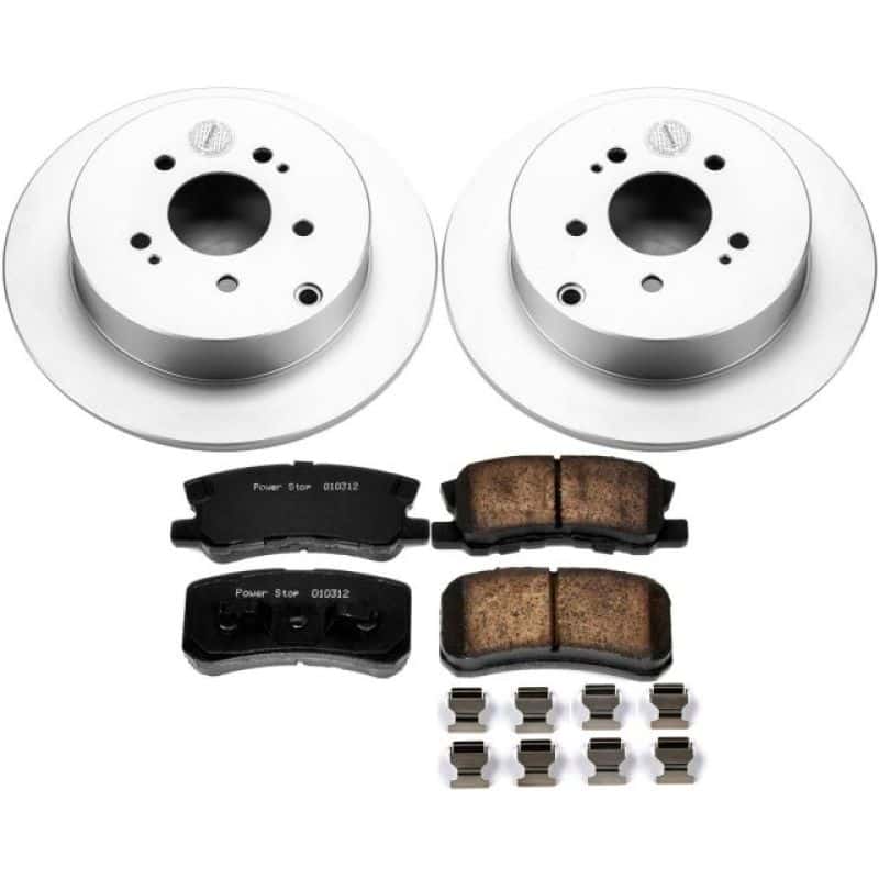 PowerStop — Power Stop 04-11 Mitsubishi Endeavor Rear Z17 Evolution Geomet Coated Brake Kit - view 1