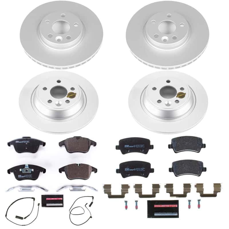 PowerStop — Power Stop 12-15 Land Rover Range Rover Evoque Front & Rear Euro-Stop Brake Kit
Power Stop 12-15 Land Rover Range Rover Evoque Front & Rear Eurostop Brake Kit - view 1