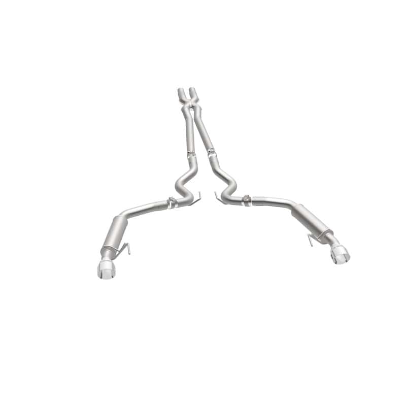 Magnaflow — MagnaFlow Cat Back, SS, 2.5in, Competition, Dual Split Polished 4.5in Tips 2015 Ford Mustang V6 3.7L
Cat-Back - view 21