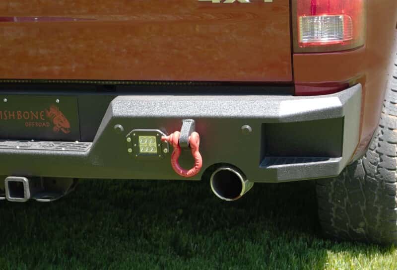 Fishbone Offroad — Fishbone Offroad 2009+ Ram 1500 Classic Anglerfish Rear Bumper - Black Texture - view 3