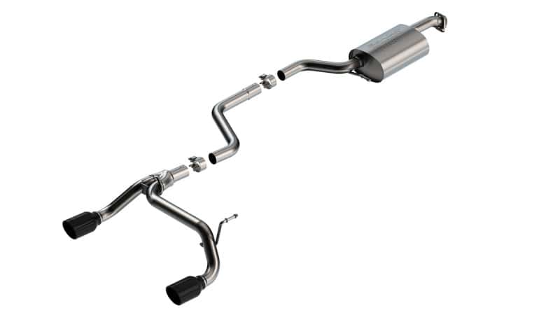 Borla — Borla 18-23 Suzuki Jimny 1.4L AT/MT 4WD 2DR 2in S-Type Catback Exhaust - Black Chrome Tips
Cat-Back System - view 1